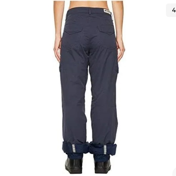 Burton Women M Medium Fly Snowboard Ski Pants AB479 Indigo Blue Blem (As is) NEW - Picture 4 of 4